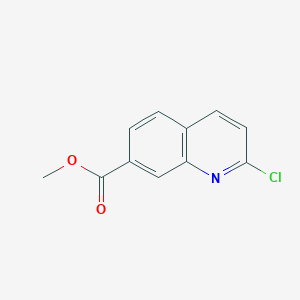 molecular formula C11H8ClNO2 B3102368 2-氯喹啉-7-甲酸甲酯 CAS No. 1416801-65-4