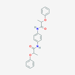 molecular formula C24H24N2O4 B310240 2-phenoxy-N-[4-(2-phenoxypropanoylamino)phenyl]propanamide 