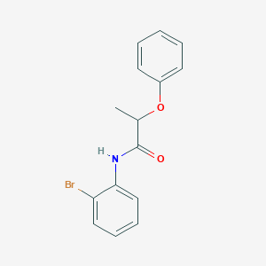 molecular formula C15H14BrNO2 B310248 N-(2-bromophenyl)-2-phenoxypropanamide 