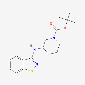 tert-Butyl 3-(benzo[d]isothiazol-3-ylamino)piperidine-1-carboxylate