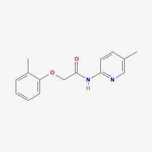 molecular formula C15H16N2O2 B310252 2-(2-methylphenoxy)-N-(5-methyl-2-pyridinyl)acetamide 