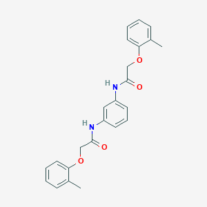 molecular formula C24H24N2O4 B310253 2-(2-methylphenoxy)-N-(3-{[(2-methylphenoxy)acetyl]amino}phenyl)acetamide 
