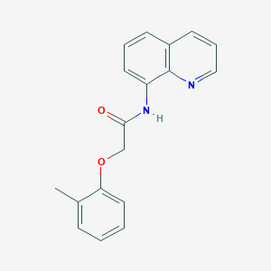 molecular formula C18H16N2O2 B310254 2-(2-methylphenoxy)-N-quinolin-8-ylacetamide 
