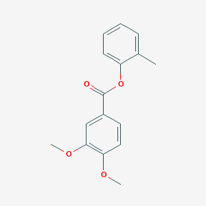 molecular formula C16H16O4 B310258 2-Methylphenyl 3,4-dimethoxybenzoate 