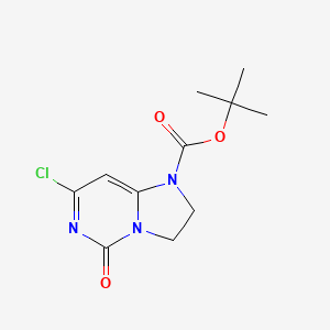 Tert-butyl 7-chloro-5-oxo-2,3-dihydroimidazo[1,2-C]pyrimidine-1(5H)-carboxylate