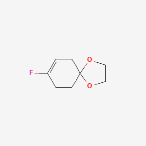 molecular formula C8H11FO2 B3102709 8-Fluoro-1,4-dioxaspiro[4.5]dec-7-ene CAS No. 142273-44-7