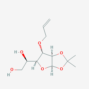 molecular formula C12H20O6 B3102721 3-O-Allyl-1,2-o-isopropylidene-alpha-d-galactofuranose CAS No. 1423018-05-6