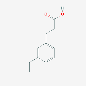 molecular formula C11H14O2 B3102753 3-(3-乙基苯基)丙酸 CAS No. 142332-76-1