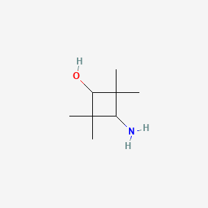 molecular formula C8H17NO B3102768 3-Amino-2,2,4,4-tetramethylcyclobutanol CAS No. 14241-17-9