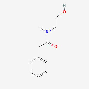 molecular formula C11H15NO2 B3102795 N-(2-hydroxyethyl)-N-methyl-2-phenylacetamide CAS No. 142558-01-8