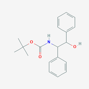 molecular formula C19H23NO3 B3102802 叔丁基((1R,2R)-2-羟基-1,2-二苯乙基)氨基甲酸酯 CAS No. 142560-68-7