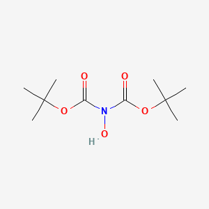 molecular formula C10H19NO5 B3102818 N,N-Bis(tert-butoxycarbonyl)hydroxylamine CAS No. 142654-29-3