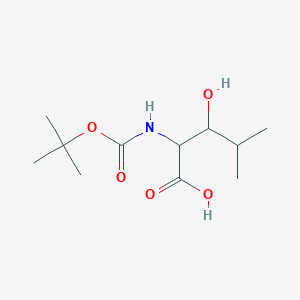 (2R,3S)-2-(Boc-amino)-3-hydroxy-4-methylpentanoic Acid