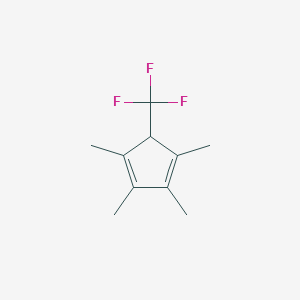 1,2,3,4-Tetramethyl-5-(trifluoromethyl)cyclopenta-1,3-diene