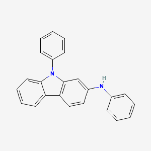 molecular formula C24H18N2 B3102873 N,9-Diphenyl-9H-carbazol-2-amine CAS No. 1427316-55-9