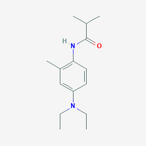 molecular formula C15H24N2O B310290 N-[4-(diethylamino)-2-methylphenyl]-2-methylpropanamide 