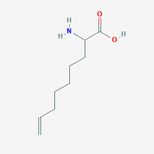 molecular formula C9H17NO2 B3102905 2-Amino-8-nonenoic acid CAS No. 1427467-46-6