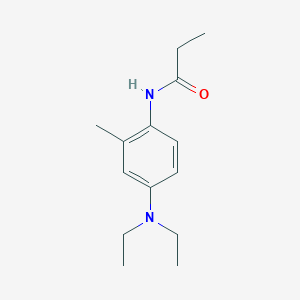 N-[4-(diethylamino)-2-methylphenyl]propanamide