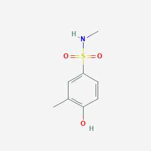molecular formula C8H11NO3S B3102949 4-Hydroxy-3,N-dimethylbenzenesulfonamide CAS No. 1429034-25-2