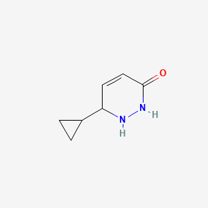 molecular formula C7H10N2O B3103013 6-Cyclopropyl-1,6-dihydropyridazin-3(2H)-one CAS No. 1430839-92-1