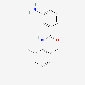 molecular formula C16H18N2O B3103015 3-Amino-N-mesitylbenzamide CAS No. 14309-75-2