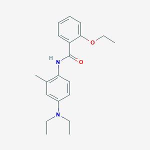 molecular formula C20H26N2O2 B310303 N-[4-(diethylamino)-2-methylphenyl]-2-ethoxybenzamide 