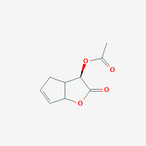 (3R)-2-oxo-3,3a,4,6a-tetrahydro-2H-cyclopenta[b]furan-3-yl acetate