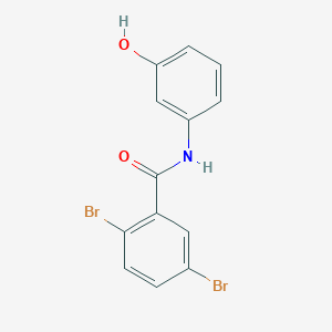2,5-dibromo-N-(3-hydroxyphenyl)benzamide