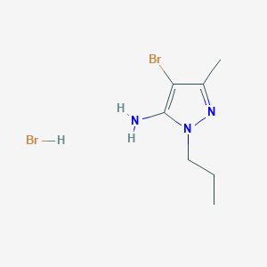 4-Bromo-3-methyl-1-propyl-1H-pyrazol-5-amine hydrobromide