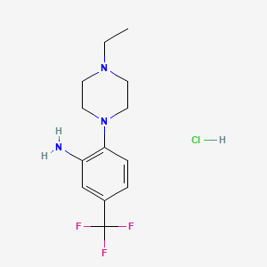 [2-(4-Ethylpiperazin-1-yl)-5-(trifluoromethyl)phenyl]amine