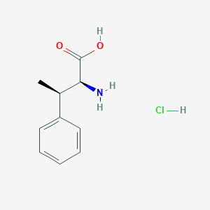molecular formula C10H14ClNO2 B3103175 (2S,3R)-2-Amino-3-phenyl-butyric acid hydrochloride CAS No. 143251-58-5