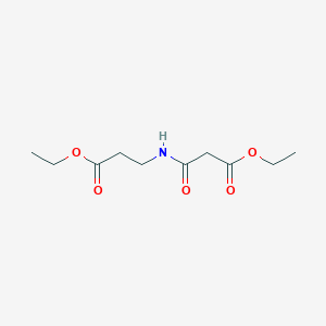 molecular formula C10H17NO5 B3103182 Ethyl 3-[(3-ethoxy-3-oxopropyl)amino]-3-oxopropanoate CAS No. 143300-67-8