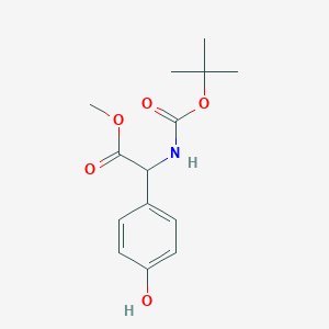 Methyl 2-(Boc-amino)-2-(4-hydroxyphenyl)acetate