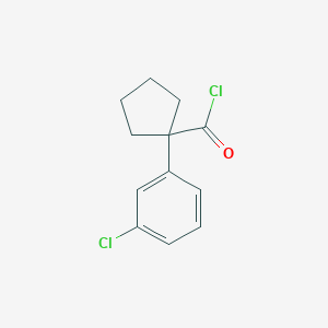 1-(3-Chlorophenyl)cyclopentanecarbonyl chloride