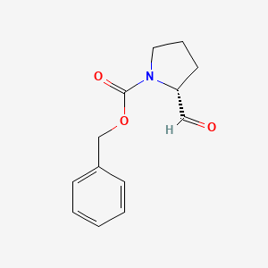 molecular formula C13H15NO3 B3103205 (2r)-1-Cbz-2-formyl-pyrrolidine CAS No. 143393-11-7