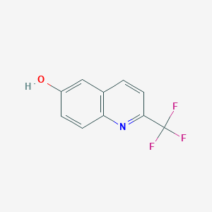 molecular formula C10H6F3NO B3103245 2-(Trifluoromethyl)quinolin-6-ol CAS No. 143465-21-8