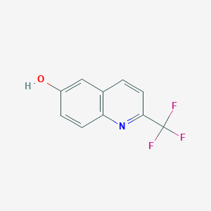 molecular formula C10H6F3NO B3103245 2-(三氟甲基)喹啉-6-醇 CAS No. 143465-21-8