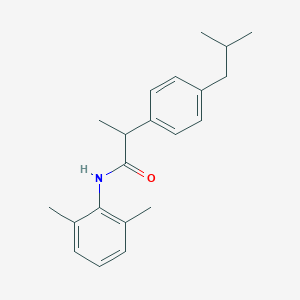 molecular formula C21H27NO B310330 N-(2,6-dimethylphenyl)-2-(4-isobutylphenyl)propanamide 