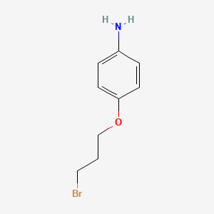 molecular formula C9H12BrNO B3103320 4-(3-Bromopropoxy)aniline CAS No. 143667-04-3