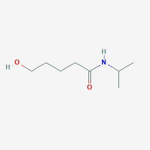 molecular formula C8H17NO2 B3103332 5-Hydroxy-N-isopropylpentanamide CAS No. 143706-01-8