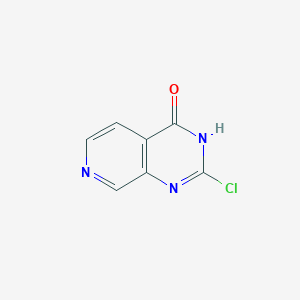 molecular formula C7H4ClN3O B3103337 2-Chloropyrido[3,4-d]pyrimidin-4(3H)-one CAS No. 1437435-10-3