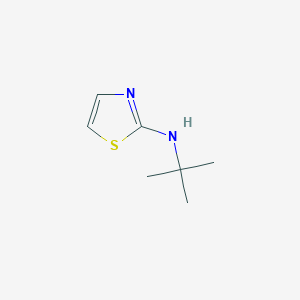 molecular formula C7H12N2S B3103352 N-tert-butyl-1,3-thiazol-2-amine CAS No. 1438-46-6