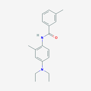 molecular formula C19H24N2O B310337 N-[4-(diethylamino)-2-methylphenyl]-3-methylbenzamide 