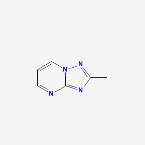 molecular formula C6H6N4 B3103375 2-Methyl-[1,2,4]triazolo[1,5-a]pyrimidine CAS No. 14388-63-7