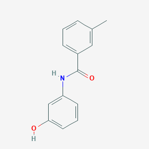 molecular formula C14H13NO2 B310338 N-(3-hydroxyphenyl)-3-methylbenzamide 