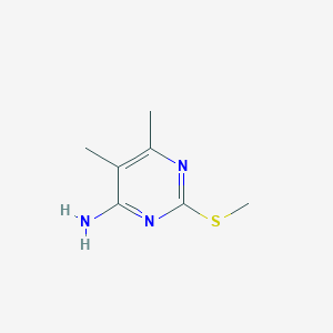 5,6-Dimethyl-2-(methylthio)-4-pyrimidinamine