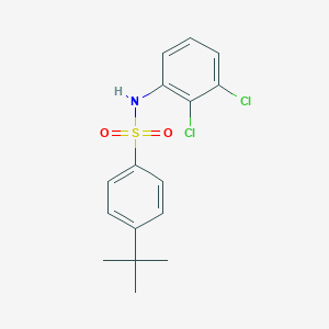 molecular formula C16H17Cl2NO2S B310340 4-tert-butyl-N-(2,3-dichlorophenyl)benzenesulfonamide 
