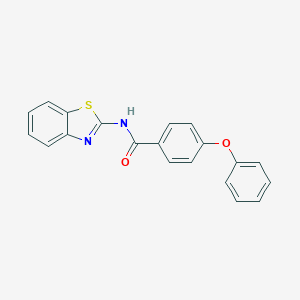 molecular formula C20H14N2O2S B310346 N-(1,3-benzothiazol-2-yl)-4-phenoxybenzamide 