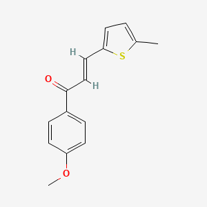 (2E)-1-(4-Methoxyphenyl)-3-(5-methylthiophen-2-yl)prop-2-en-1-one