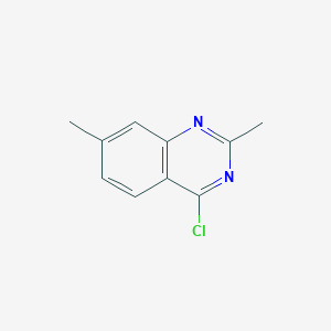 molecular formula C10H9ClN2 B3103573 4-Chloro-2,7-dimethylquinazoline CAS No. 1444351-21-6